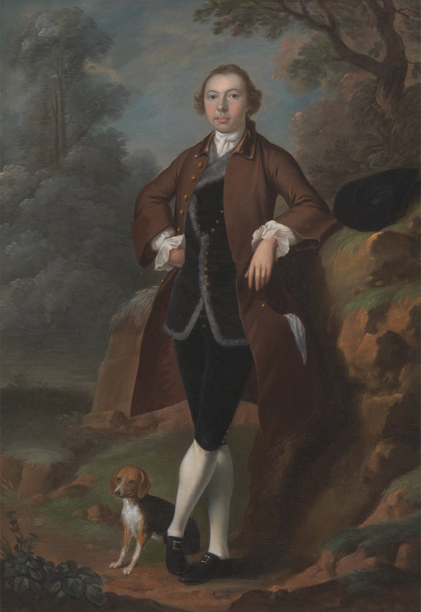 William Farington från Shawe Hall, Lancashire av Arthur Devis