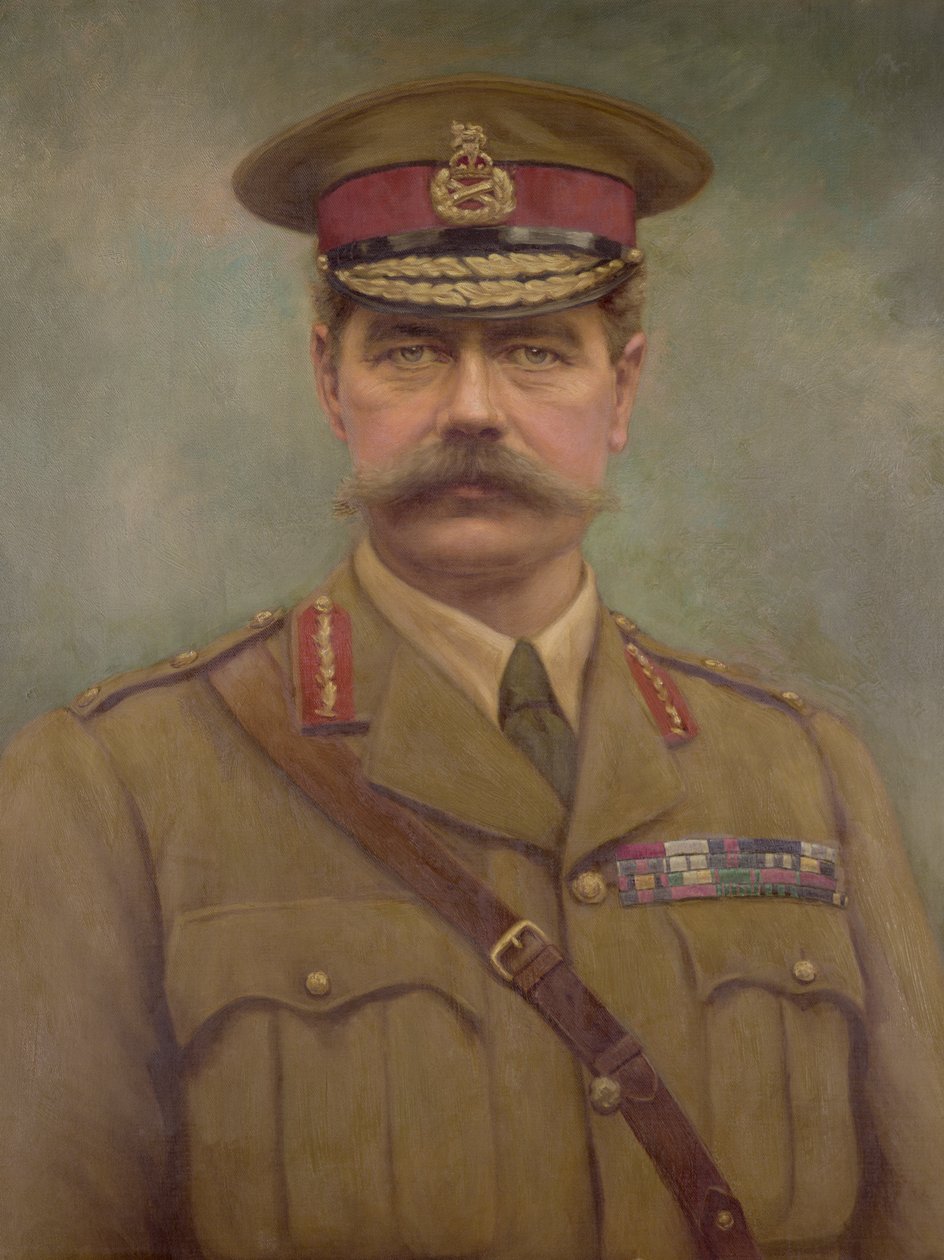 Porträtt av Lord Kitchener, 1915 av Arthur Alfred Davis