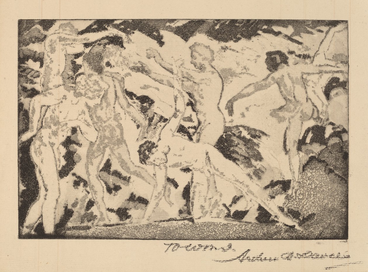 Av Caliban av Arthur B. Davies