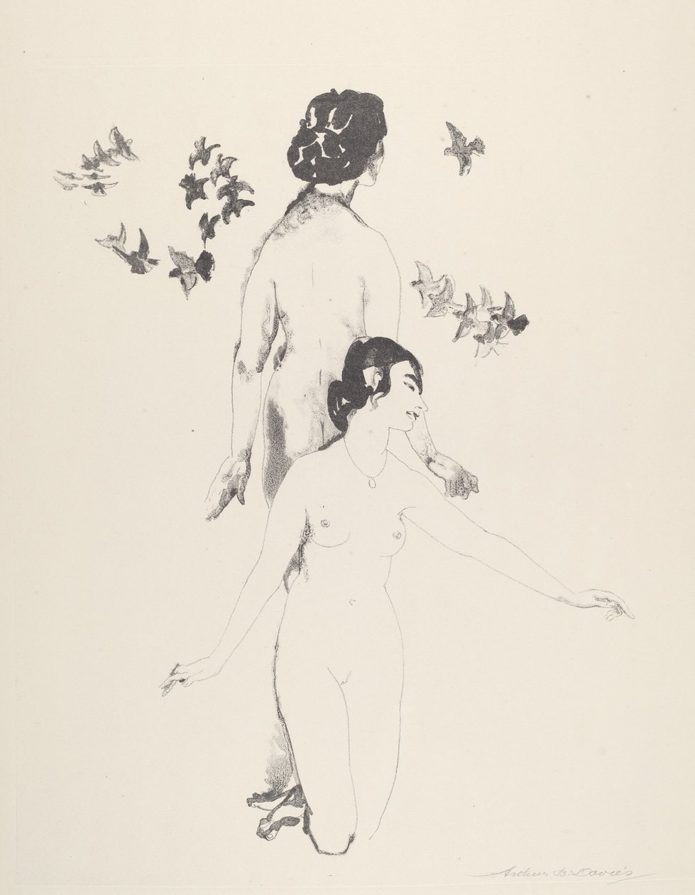Cirkelduvor av Arthur B. Davies