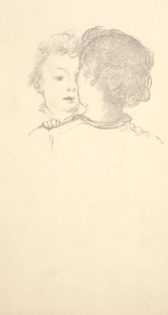 Rab (vänd mot en kvinna) av Arthur B. Davies
