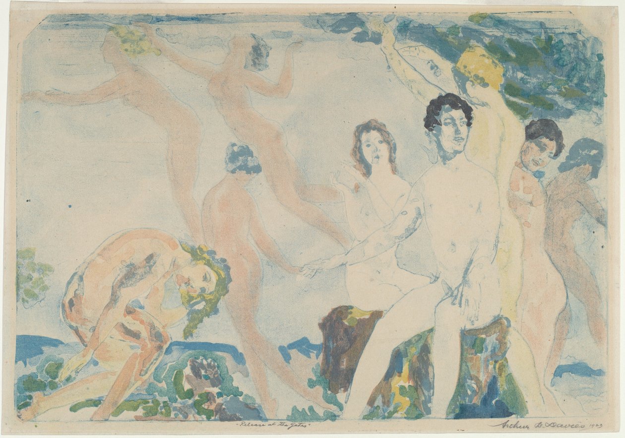 Släpp vid portarna av Arthur B. Davies