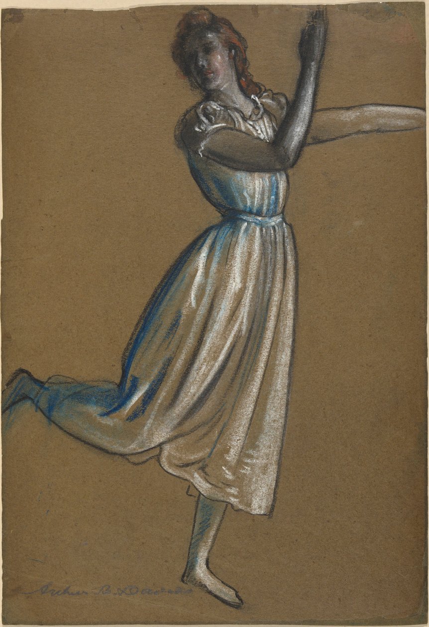 Kvinna som dansar av Arthur B. Davies