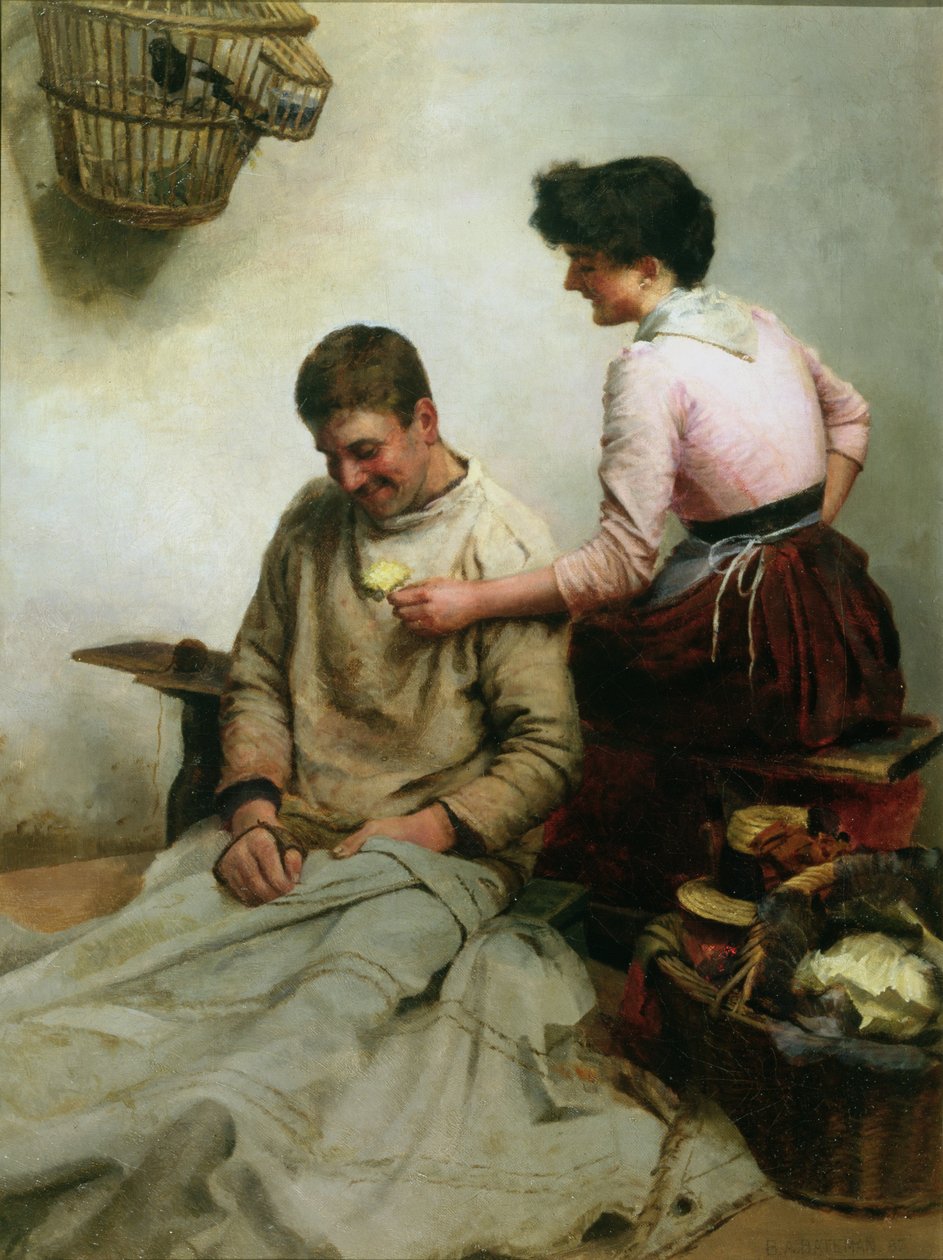 Vigsel, 1887 (se 238986 för par) av Arthur Bateman