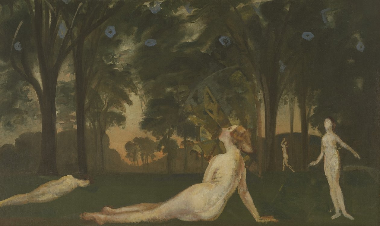 Sommarens korridor, ca 1910 (olja på duk) av Arthur Bowen Davies