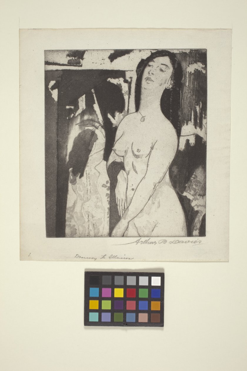 Doorway To Illusion (etsning och akvatint) av Arthur Bowen Davies