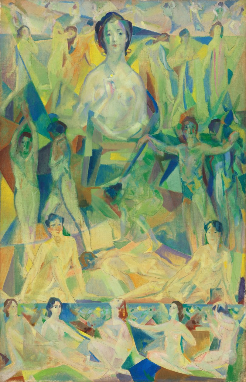 The Great Mother, ca 1914 (olja på duk) av Arthur Bowen Davies
