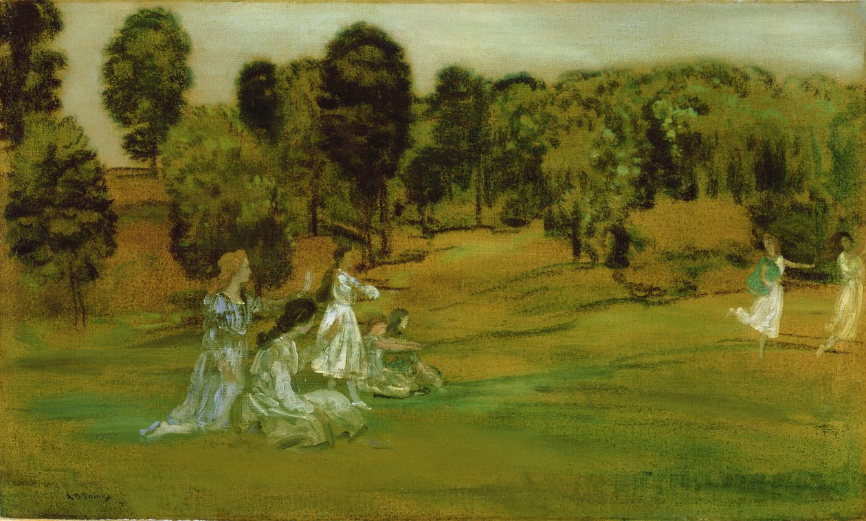 Timmarna och fältens frihet av Arthur Bowen Davies