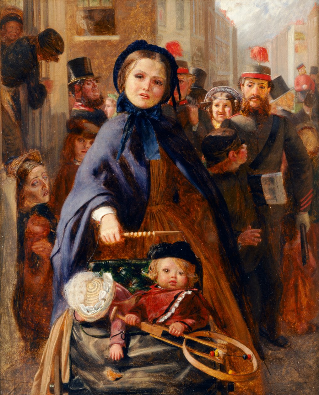 London 1865 (olja på duk) av Arthur Boyd Houghton