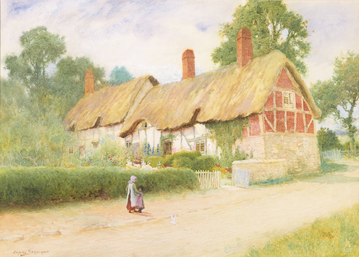 Anne Hathaways stuga av Arthur Claude Strachan
