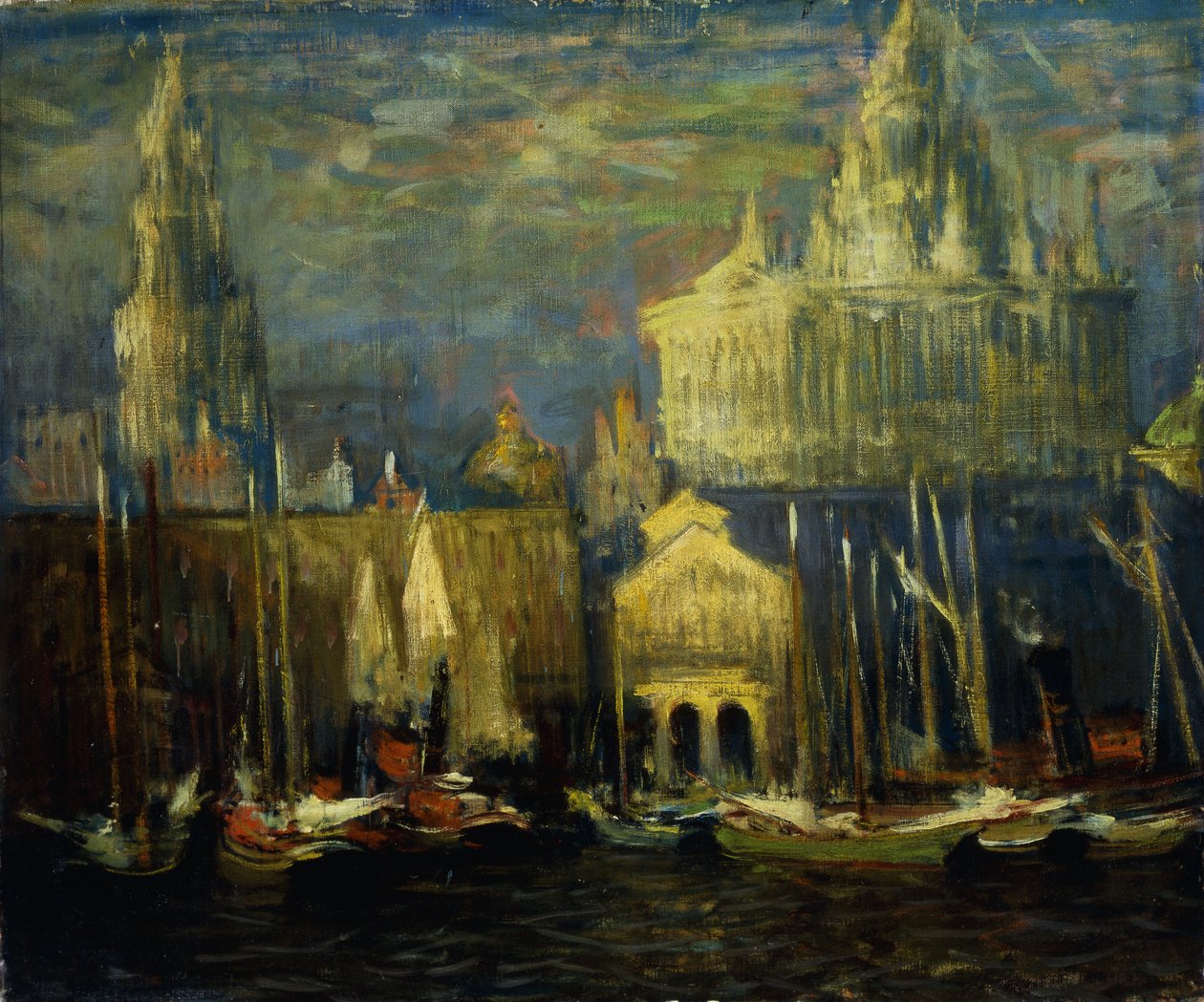 New York Waterfront av Arthur Clifton Goodwin