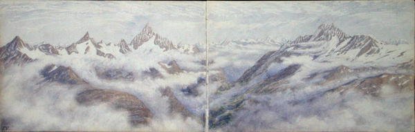 Utsikt från Breithorn av Arthur Cust