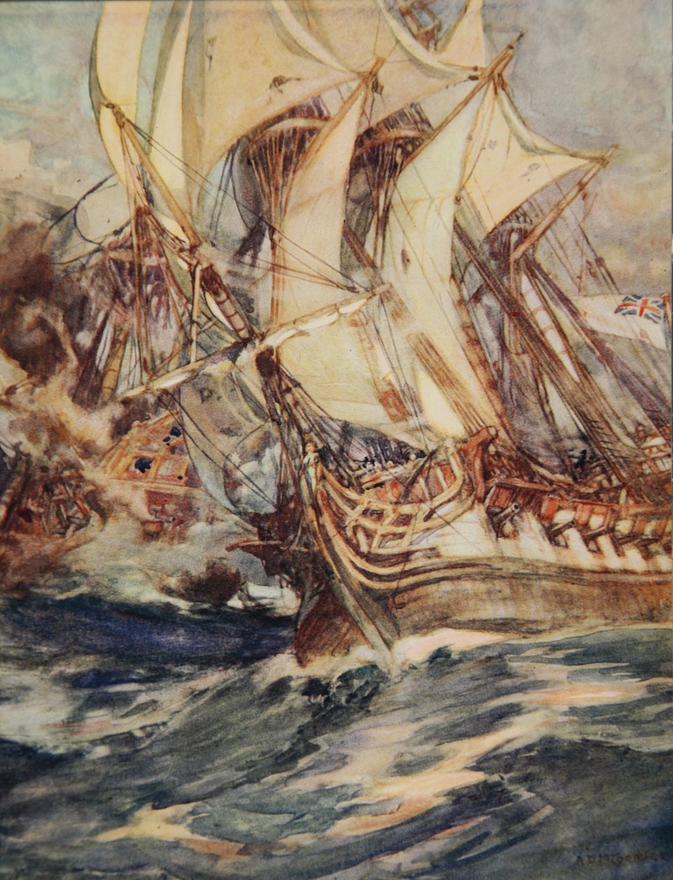 Den ljusa Medusa, illustration från "Drake