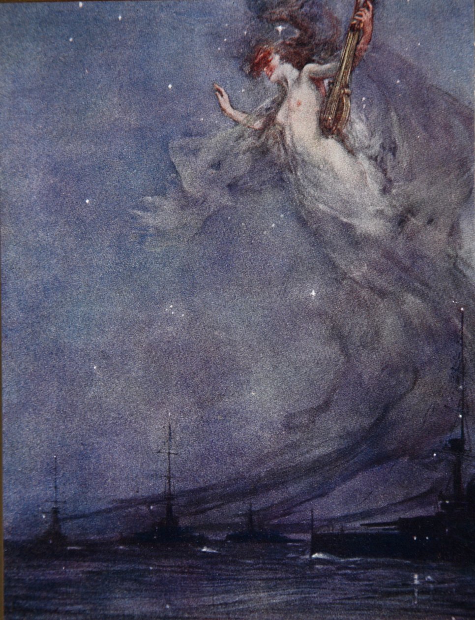 The Middle Watch, illustration från "Drake