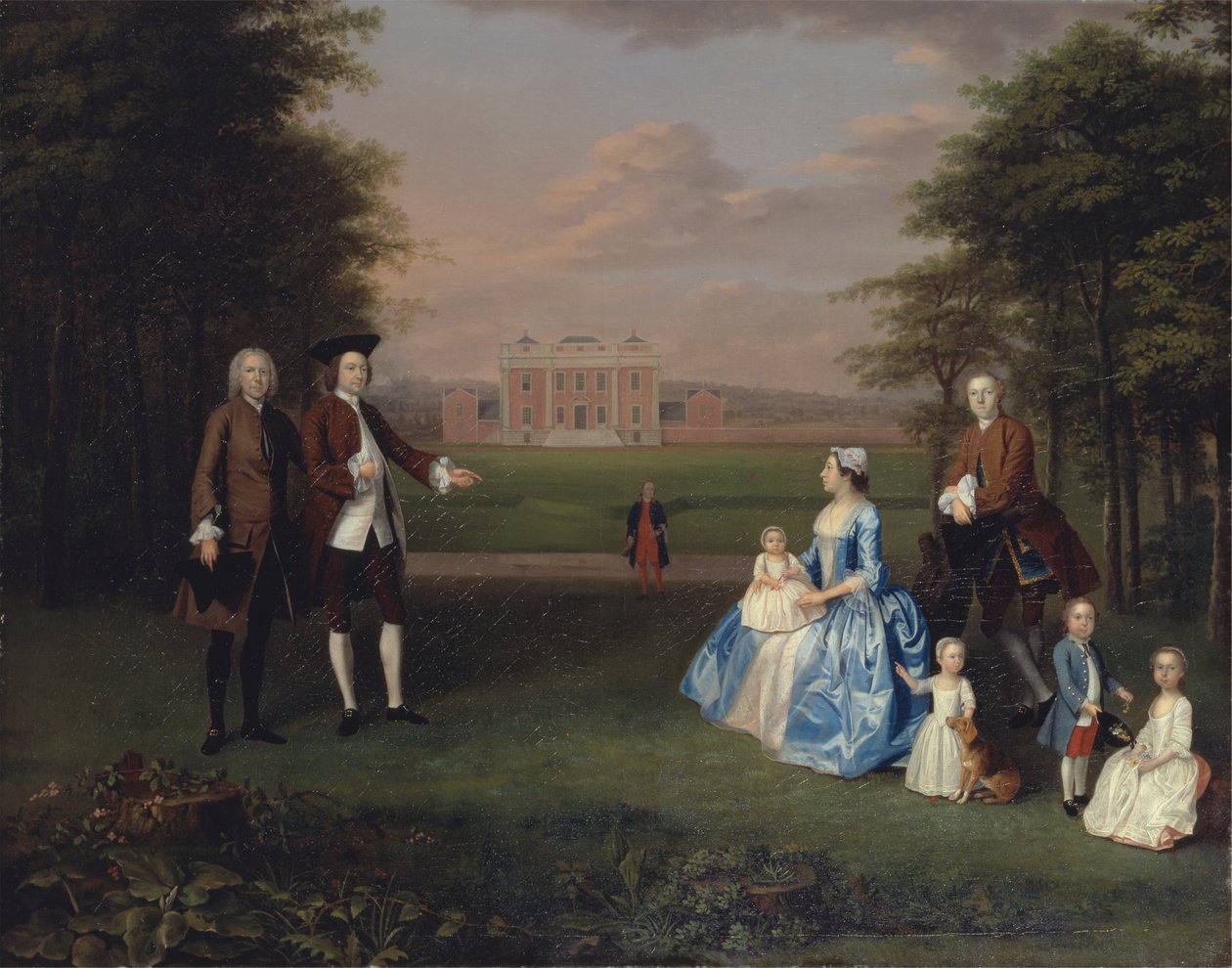 Robert Gwillym från Atherton och hans familj [1985, Cormack, YCBA Concise Catalogue] av Arthur Devis