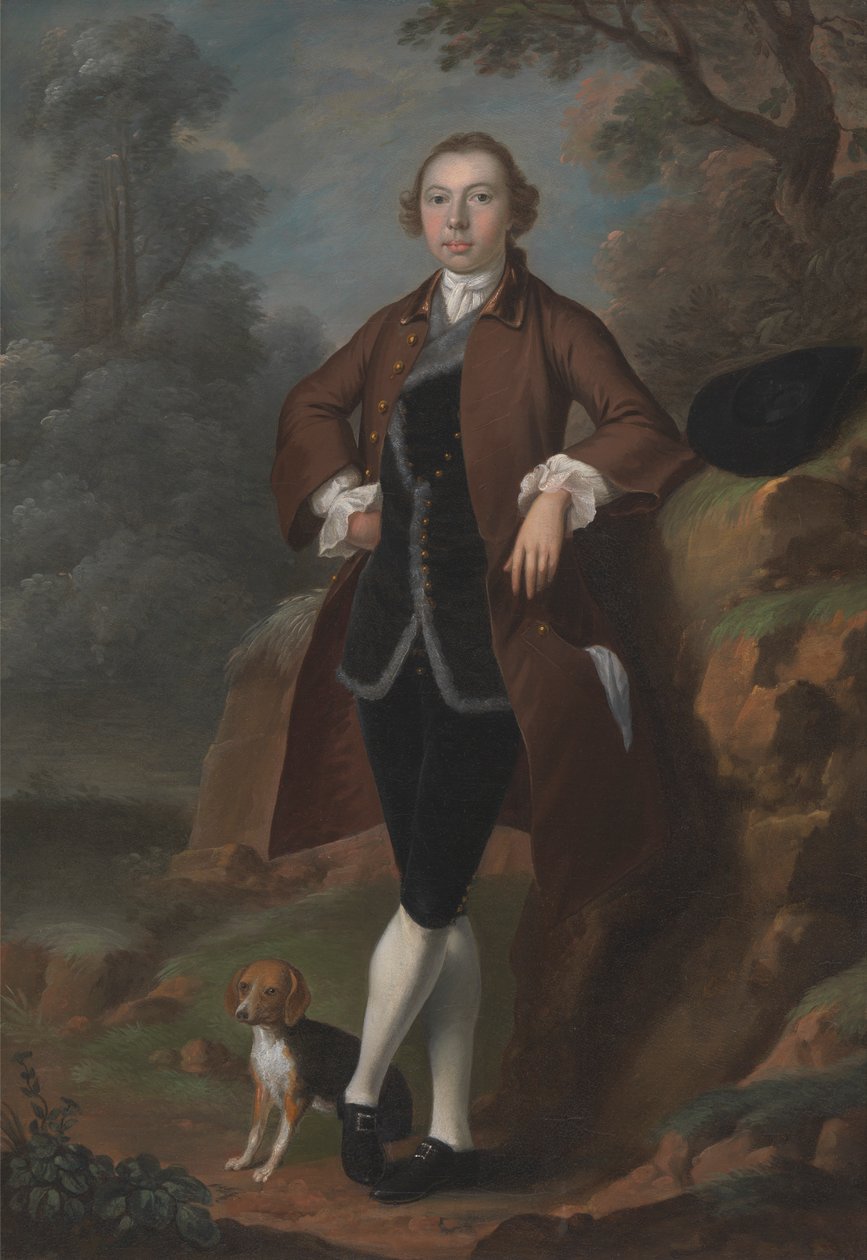 William Farington från Shawe Hall, Lancashire av Arthur Devis