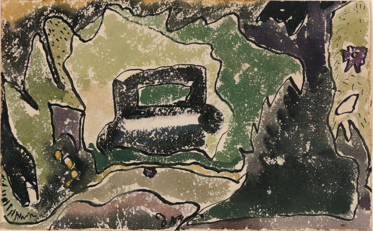 Bil på andra sidan gatan av Arthur Dove