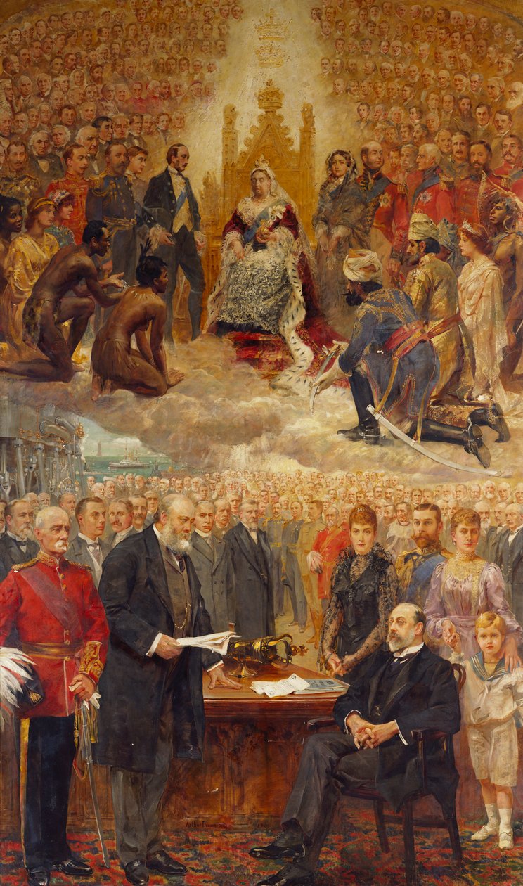 En allegori över det brittiska imperiet av Arthur Drummond