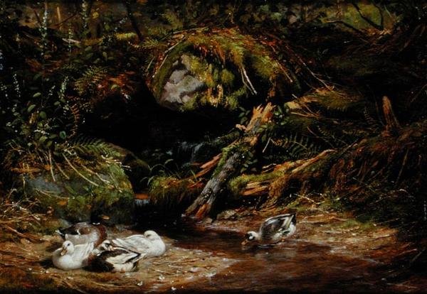 Ankor vid vårhuvudet av Arthur Fitzwilliam Tait