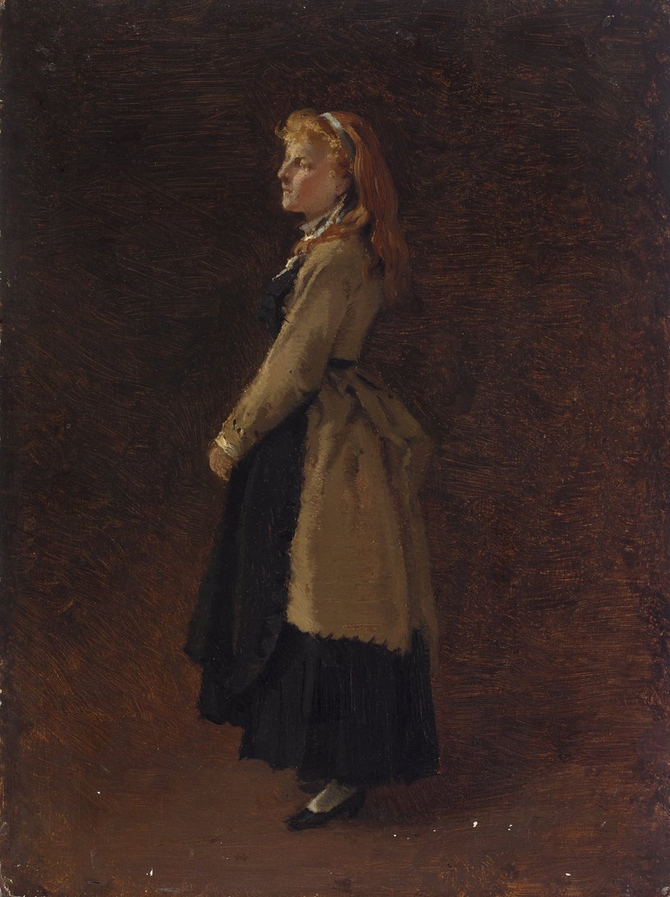 Porträtt av Mimi Ramberg, konstnärens dotter av Arthur Georg Freiherr von Ramberg