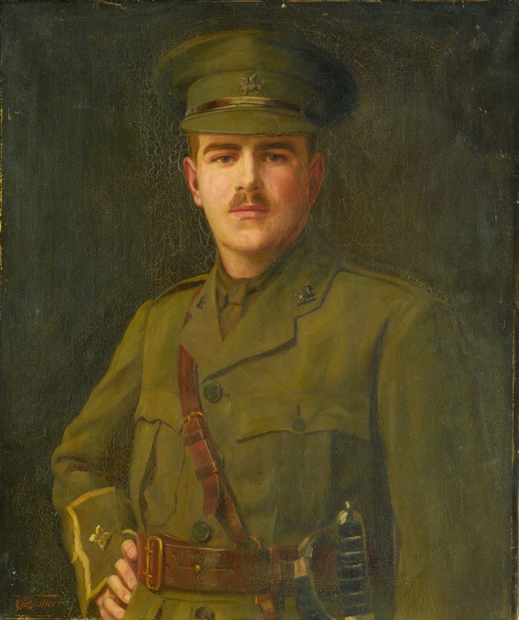 En officer från The Buffs av Arthur George Walker