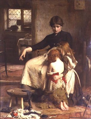 Barnens bön av Arthur Hacker