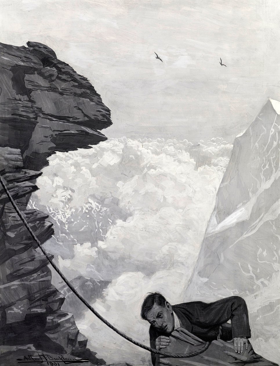 Nästan där, 1901 av Arthur Herbert Buckland