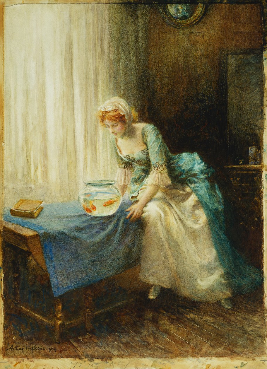 Guldfisk, 1909 av Arthur Hopkins