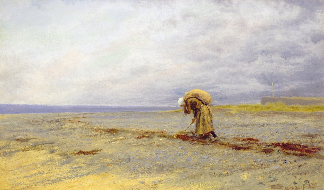 Insamling av tång av Arthur Hughes
