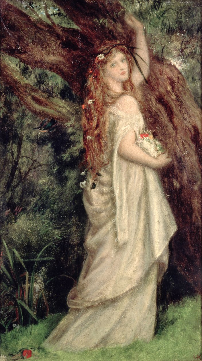 Ophelia av Arthur Hughes