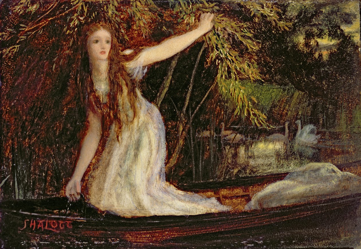 The Lady of Shalott av Arthur Hughes