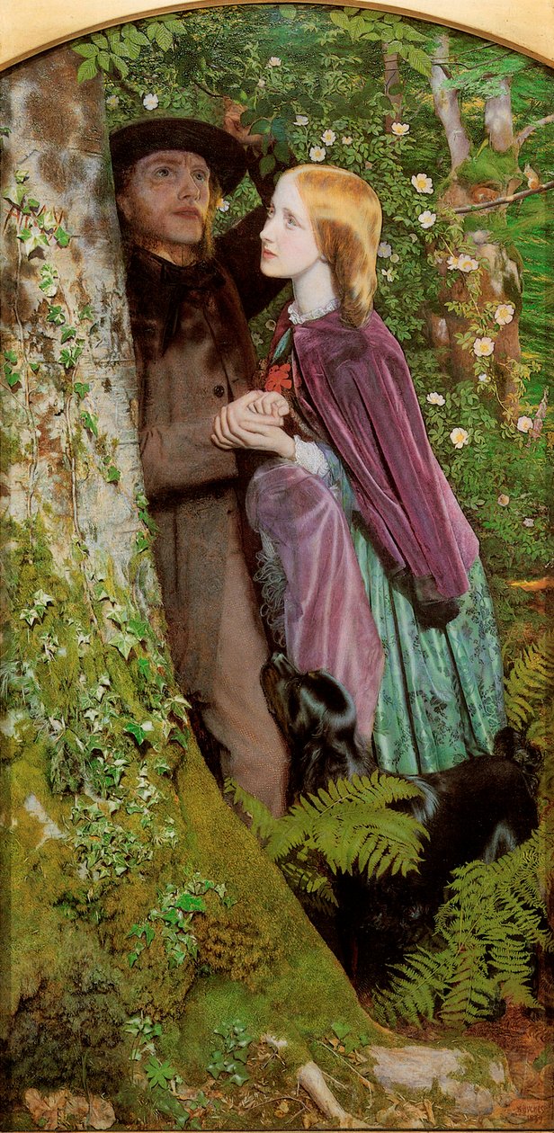 Den långa förlovningen, 1859. av Arthur Hughes