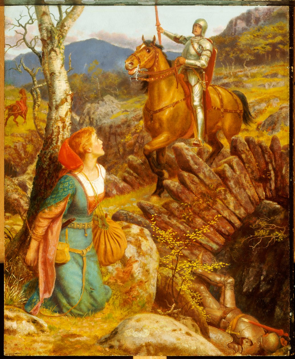 Störtandet av den rostiga natten av Arthur Hughes