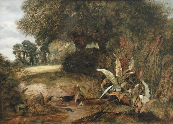 A Quiet Nook (olja på duk) av Arthur J. Stark