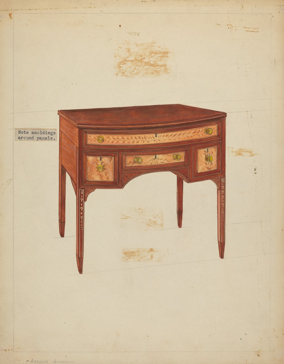 Skrivbord av Arthur Johnson