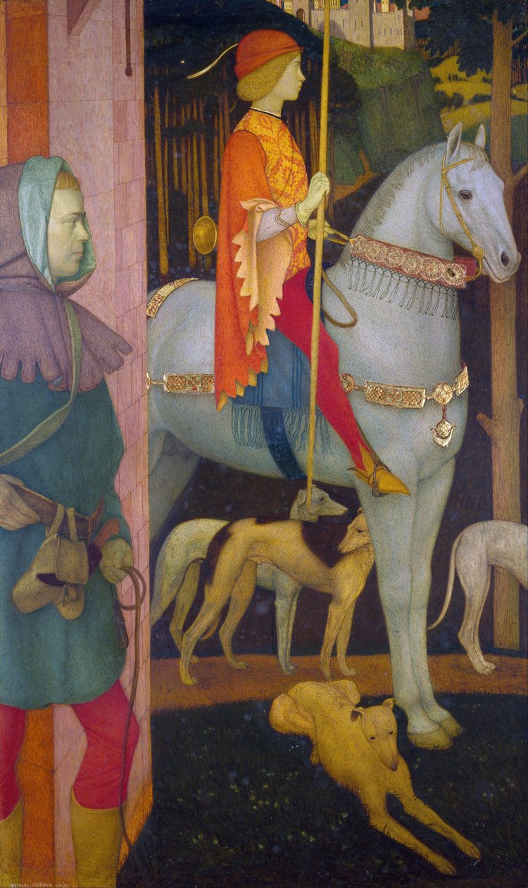 ""Kilhwych, kungens son"" Målning av Arthur Joseph Gaskin (1862-1928) 1901 Birmingham museum och konstgalleri av Arthur Joseph Gaskin