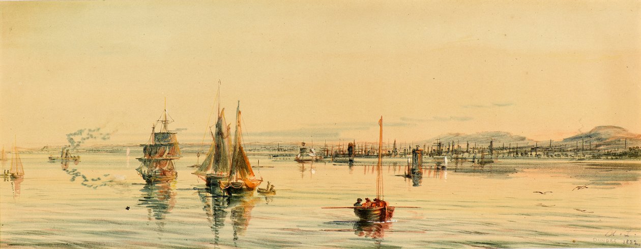Dundee från floden av Arthur Lee