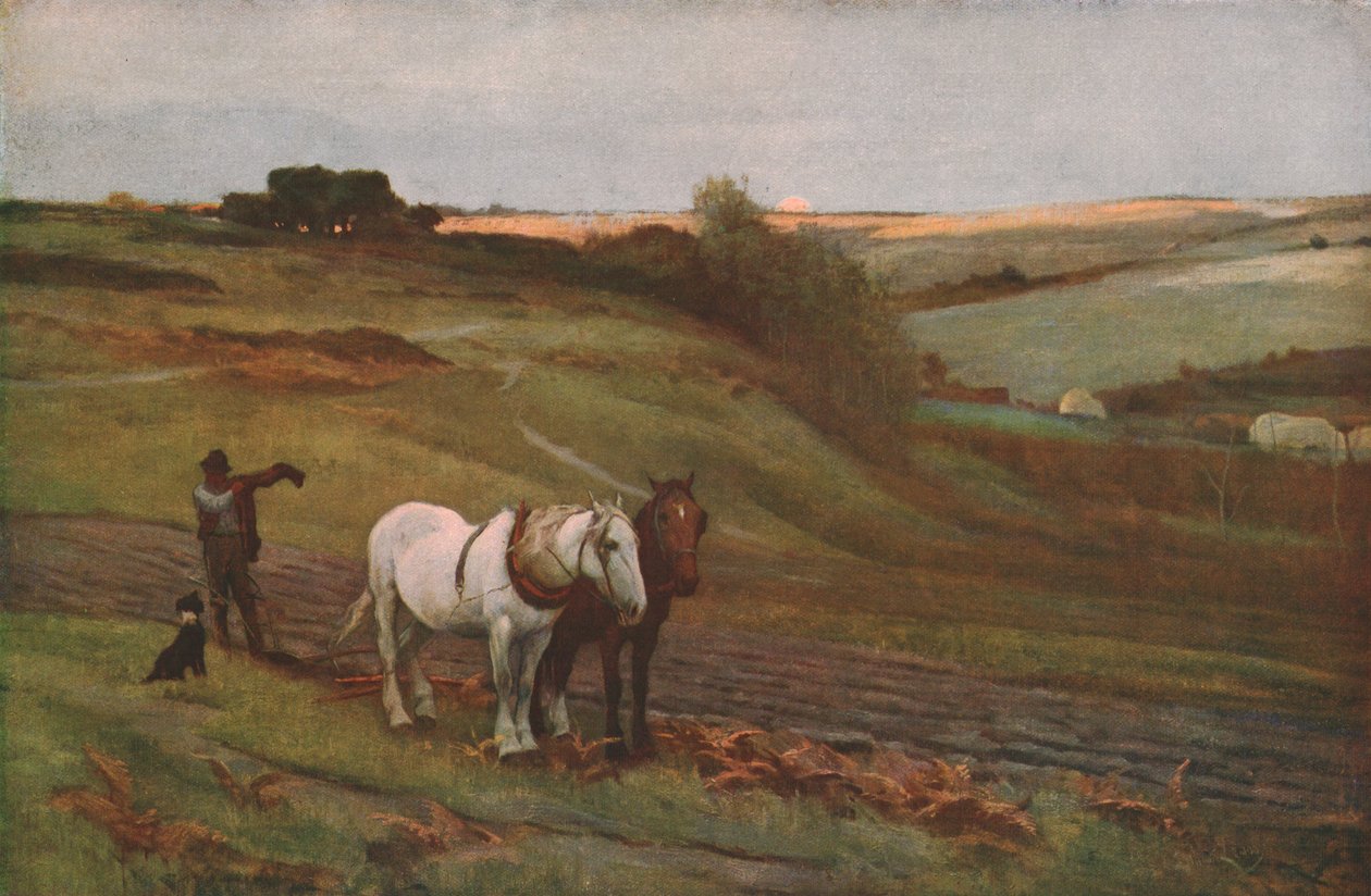 Vid dagens slut, sent 1800-tidigt 1900-tal, c1930. av Arthur Lemon