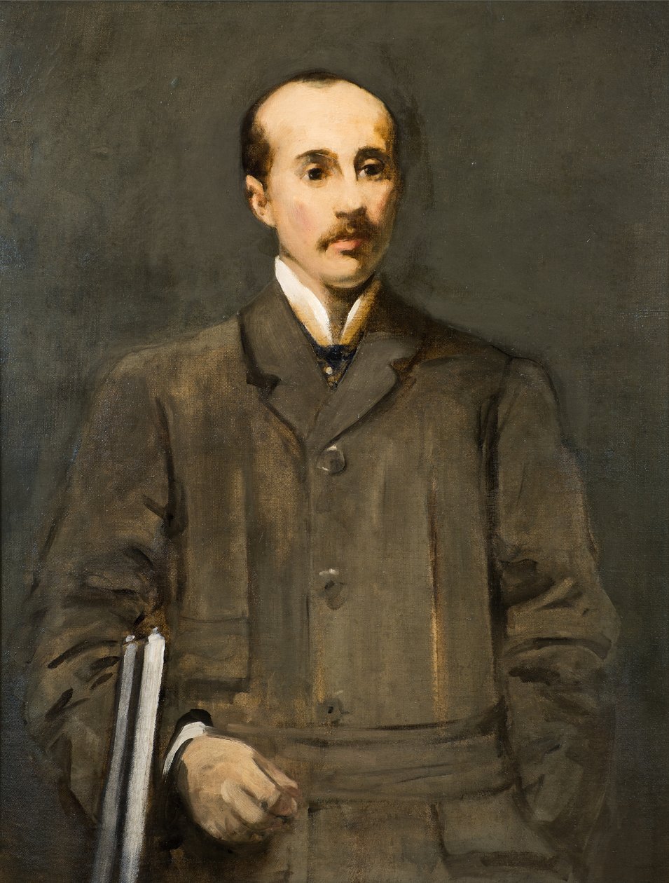En porträttstudie [J Martin White] av Arthur Melville