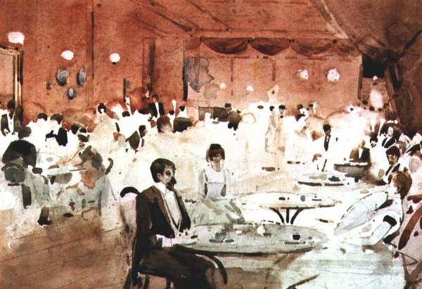 Gardenia Club med fru Melville i förgrunden av Arthur Melville