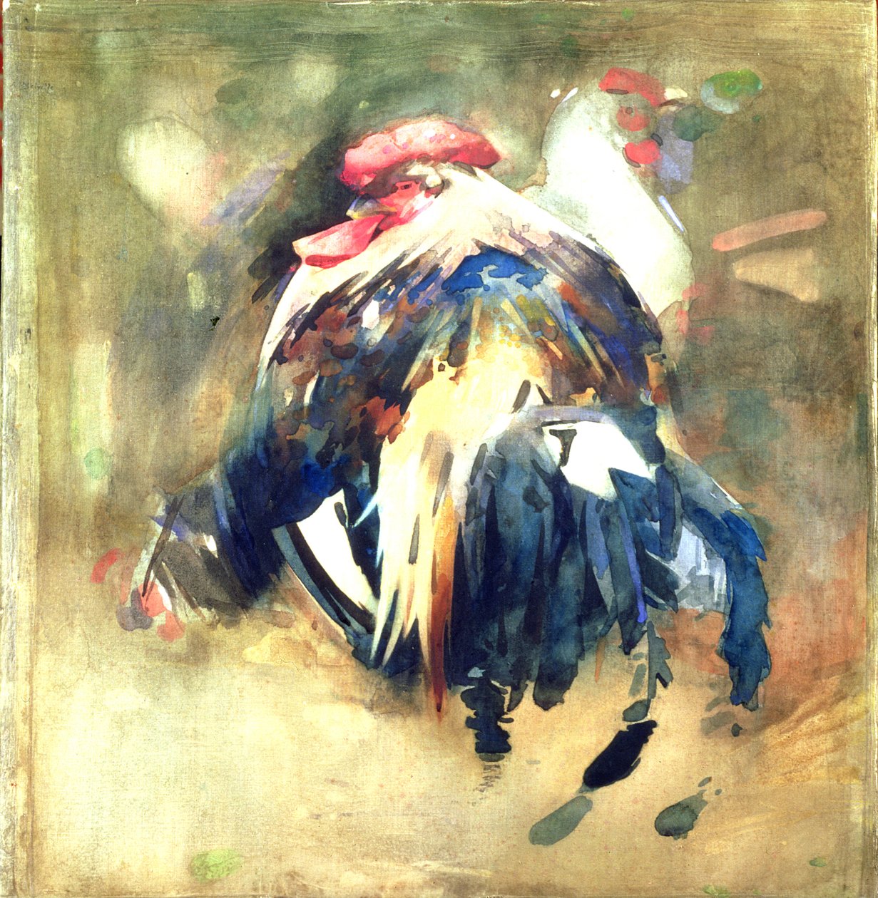 The Rooster (wc på linne) av Arthur Melville