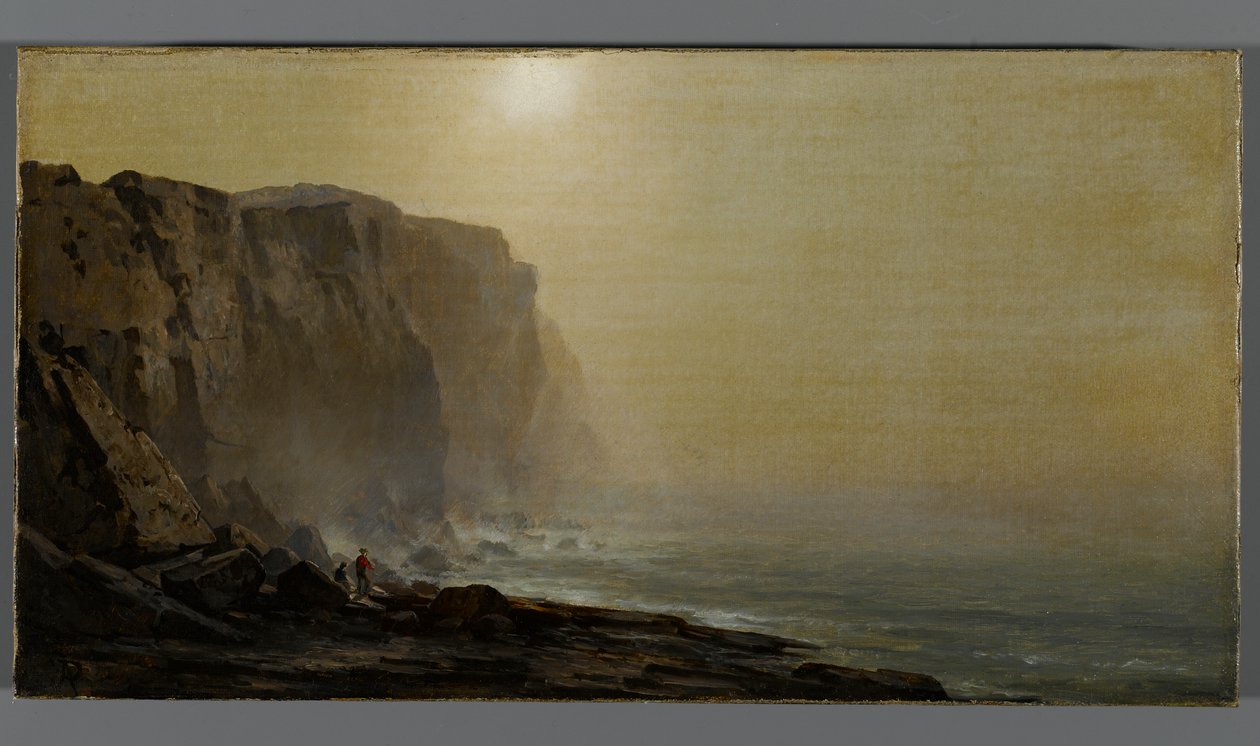 Misty Morning, Coast of Maine, sent 1860-tal av Arthur Parton