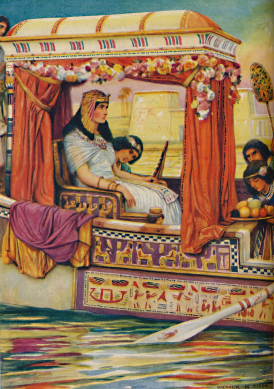 Cleopatra - Ormen från den gamla Nilen i den kungliga byrån, c1925 av Arthur Percy Dixon