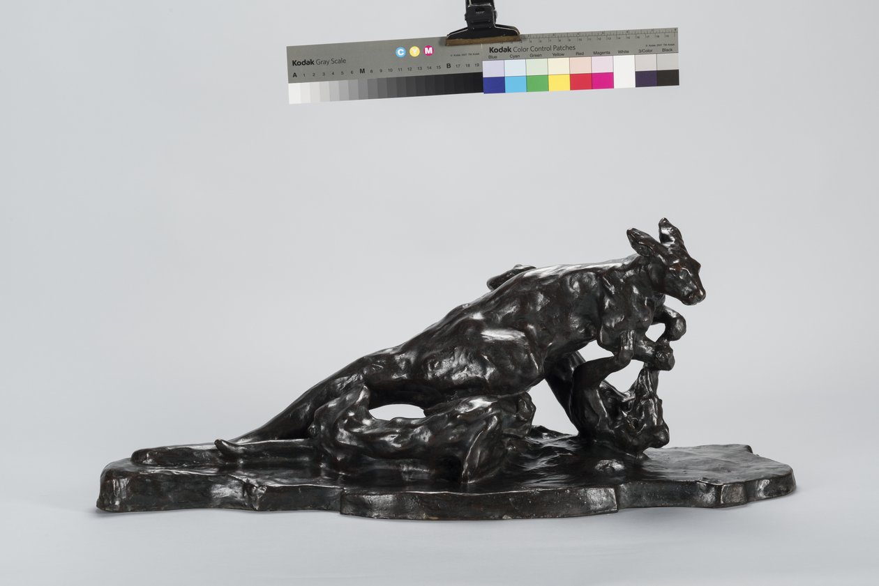 Känguru och hund av Arthur Putnam