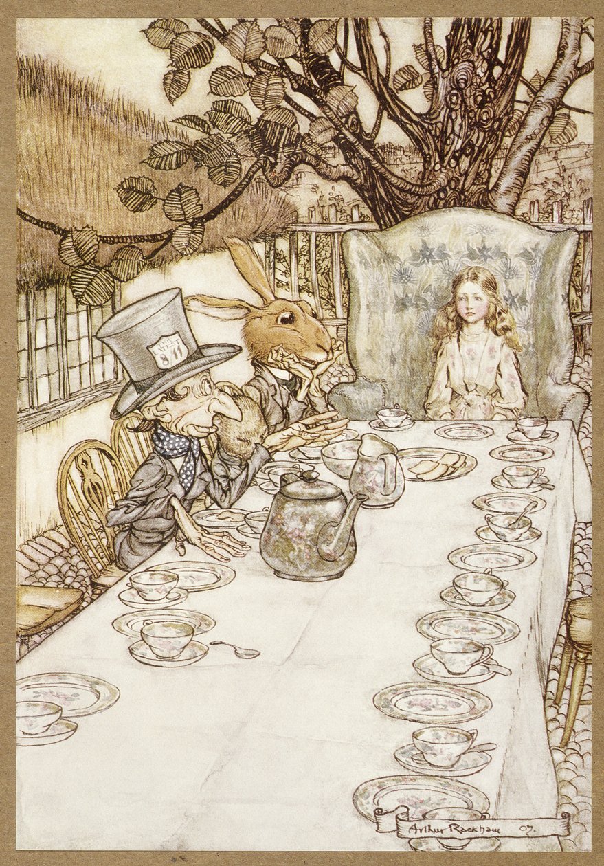 Ett galet Tea Party, från Alice