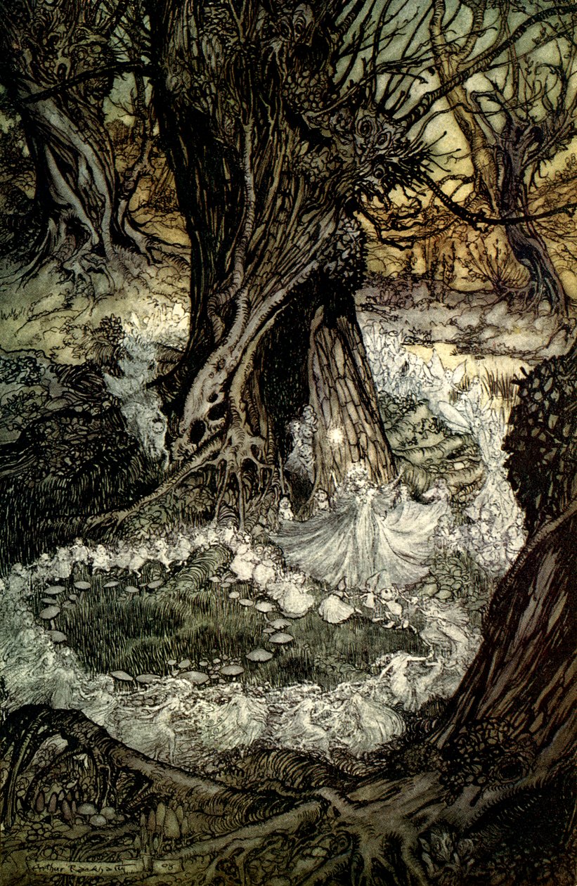 En midsommarnattsdröm av Arthur Rackham
