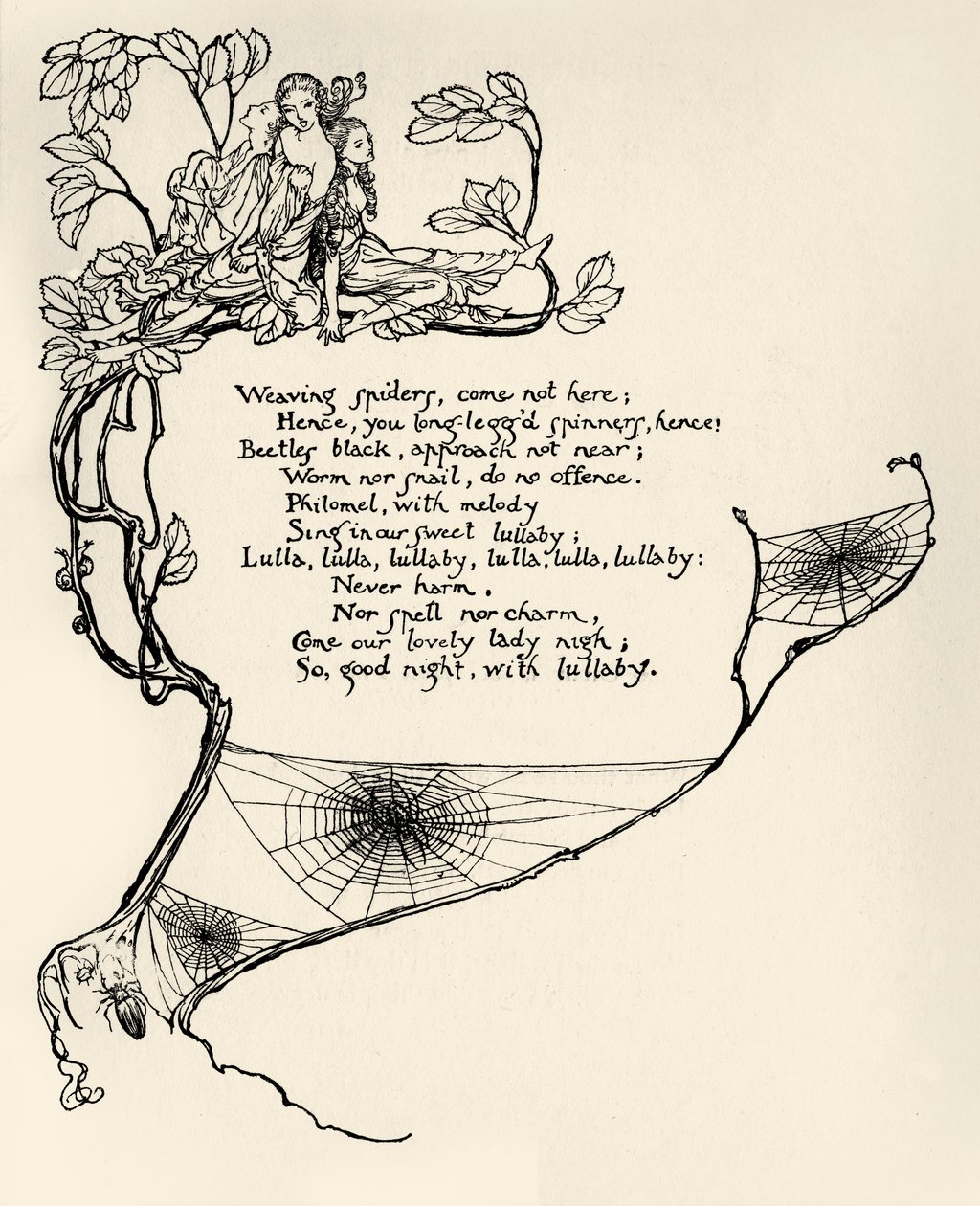 En midsommarnattsdröm av Arthur Rackham