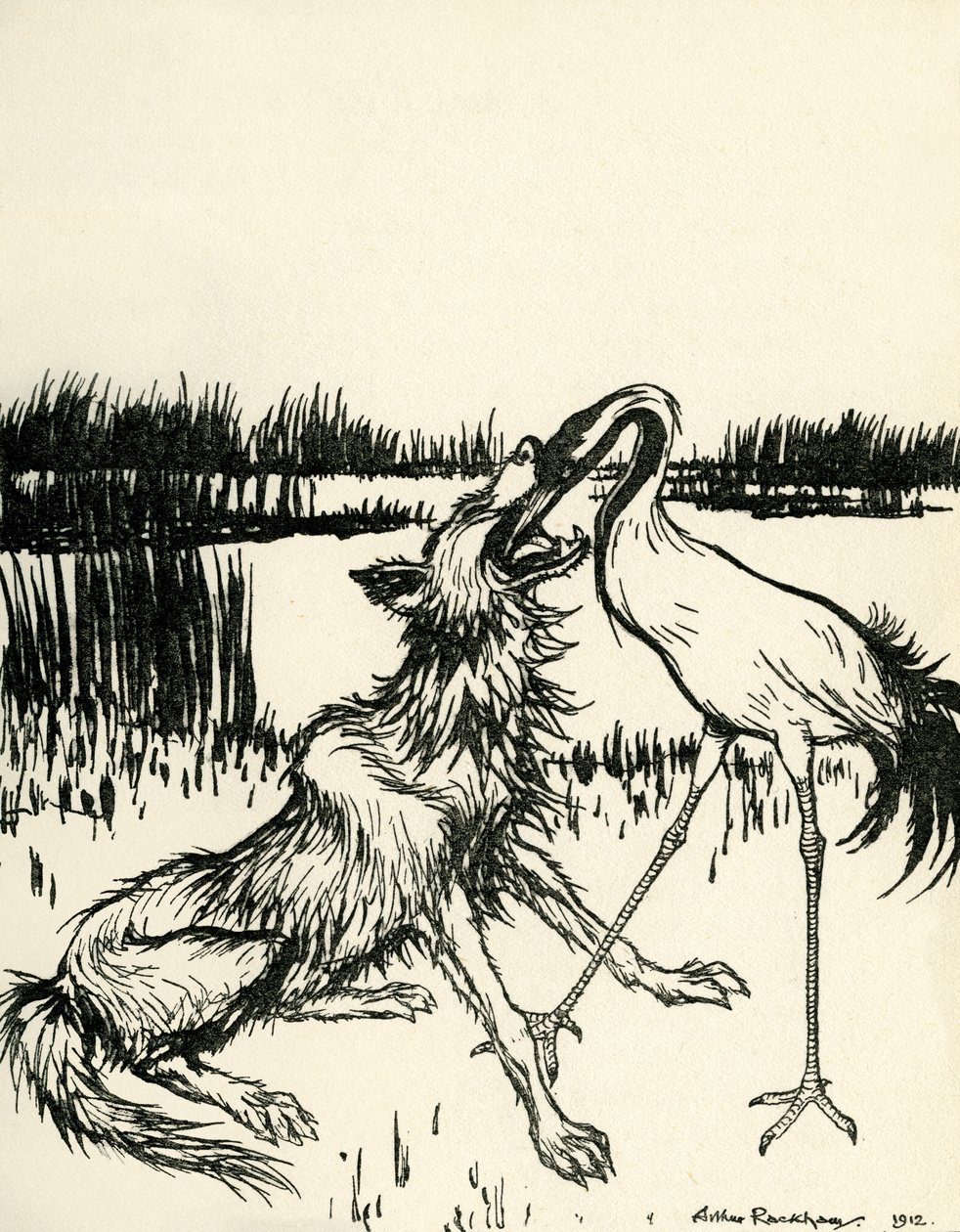 Aesops fabler av Arthur Rackham