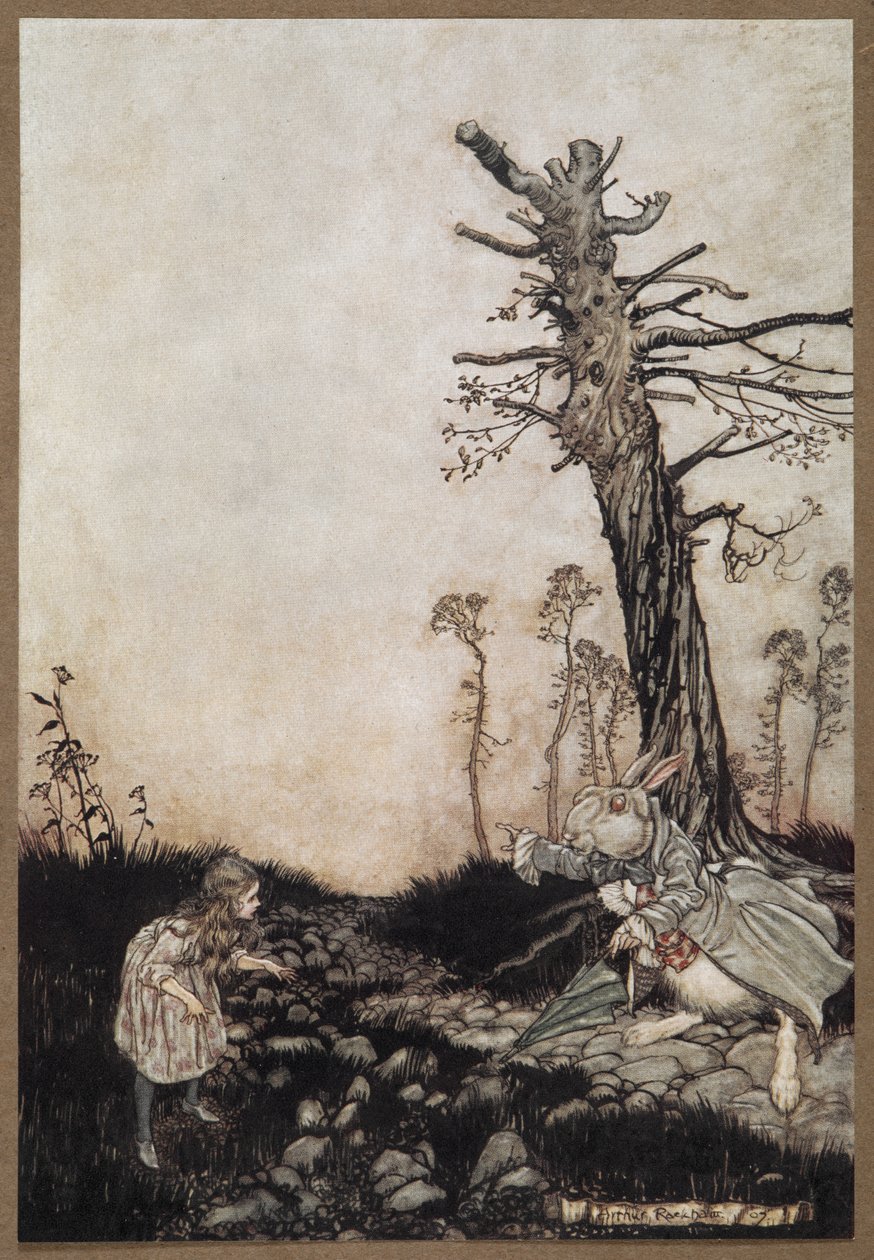 Alice och den vita kaninen av Arthur Rackham