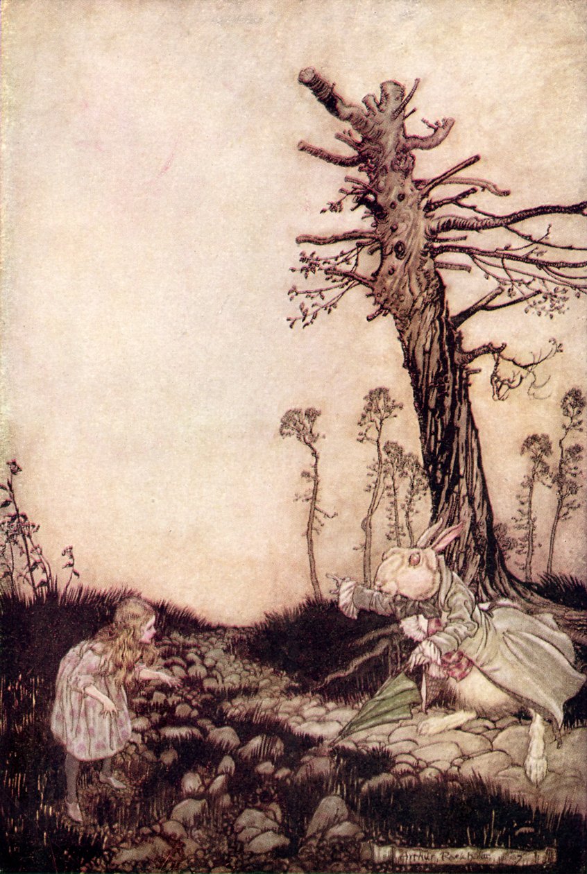 Alices äventyr i Underlandet av Lewis Carroll av Arthur Rackham